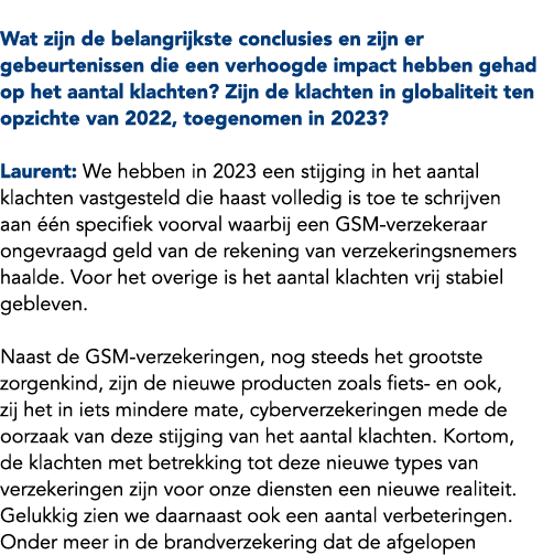 Wat zijn de belangrijkste conclusies en zijn er gebeurtenissen die een verhoogde impact hebben gehad op het aantal kl...